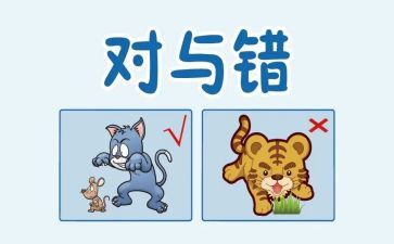 大班对与错教学反思最新5篇