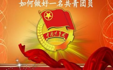 共青团员员自我鉴定书模板8篇