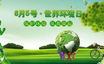 6.5环境日活动方案优秀7篇