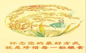 关于节粮的演讲稿6篇