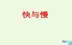 关于快与慢作文最新7篇