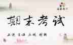 没考试前的期末总结6篇