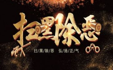 心得体会扫黑除恶心得体会8篇