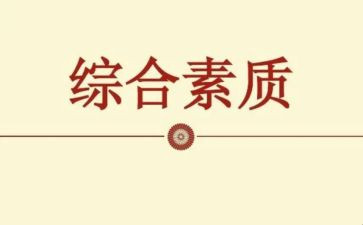 个人综合素质个人总结6篇