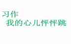 我的心怦怦跳作文500字5篇
