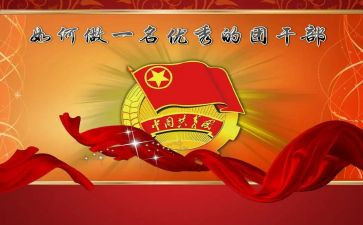 团干部的事迹6篇
