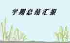 小学期总结报告模板5篇