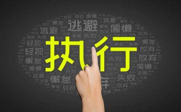团队执行力的心得通用6篇