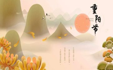九九重阳活动总结精选6篇